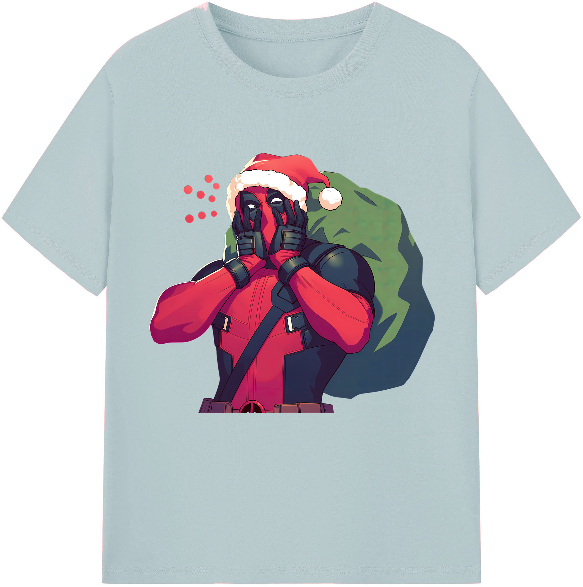 （画像用） Deadpool デッドプール 綿100％半袖Tシャツ（フロントプリント）